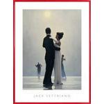 1art1 Jack Vettriano Poster Kunstdruck Bild und Kunststoff-Rahmen - Dance Me to The End of Love (80 x 60cm)