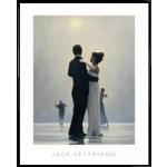 1art1 Jack Vettriano Poster Kunstdruck Bild und Kunststoff-Rahmen - Dance Me to The End of Love I (50 x 40cm)