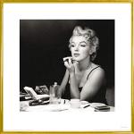Goldene 1art1 Marilyn Monroe Poster aus Papier mit Rahmen 