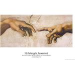 1art1 Michelangelo Buonarroti Poster Die Erschaffu