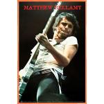 1art1 Muse Poster Plakat | Bild und Kunststoff-Rahmen - Matthew Bellamy Live (91 x 61cm)