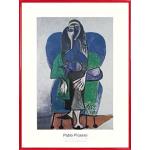 Rote 1art1 Pablo Picasso Picasso Kunstdrucke aus Papier mit Rahmen 60x80 