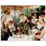 Weiße Impressionistische 1art1 Pierre-Auguste Renoir Poster aus Papier mit Rahmen 