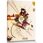 1art1 Wassily Kandinsky Poster Ringsum, 1924 Bilder Leinwand-Bild Auf Keilrahmen | XXL-Wandbild Poster Kunstdruck Als Leinwandbild 80x60 cm