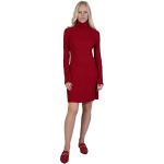 Rote Rollkragen Kaschmir-Pullover aus Wolle für Damen Größe M für den für den Winter 