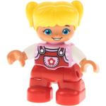 Rote Lego Duplo Klemmbausteine für Mädchen 