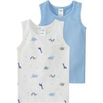 Hellblaue Topomini Bio Nachhaltige Kinderunterhemden für Babys Größe 92 
