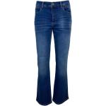 Blaue 2-Biz Jeans-Schlaghosen aus Baumwolle für Damen Größe XXL 