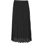 Schwarze 2-Biz Midi Festliche Röcke aus Polyester für Damen Größe L 