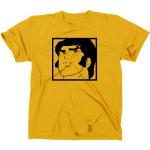 #2 Captain Future T-Shirt, 80s, 90s, Retro Vintage Cartoon, XXL, gelb