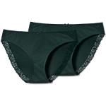 Reduzierte Dunkelgrüne TCHIBO Jazzpants-Slips aus Spitze für Damen Größe L 