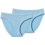 Reduzierte Hellblaue TCHIBO Jazzpants-Slips aus Spitze für Damen Größe L 