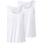 Weiße TCHIBO Bio Herrenunterhemden aus Jersey Größe L 