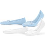 Reduzierte Hellblaue Blumenmuster TCHIBO Bio Ballerina-Socken aus Polyamid für Damen Größe 37 