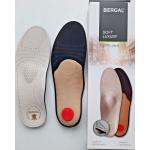 2 Paar orthopädische Schuh Einlagen Soft Luxus Leder Fußbett BERGAL Gr. 36-48