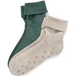 Reduzierte Cremefarbene Melierte TCHIBO Bio Nachhaltige Anti-Rutsch-Socken aus Spitze für Damen Größe 37 