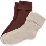 Reduzierte Cremefarbene Melierte TCHIBO Bio Nachhaltige Anti-Rutsch-Socken aus Spitze für Damen Größe 39 