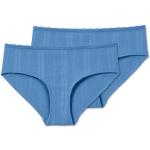 Reduzierte Hellblaue TCHIBO Damenslips & Damenpanties aus Baumwolle Größe S 