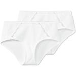Weiße TCHIBO Bio Nachhaltige Damenslips & Damenpanties aus Baumwolle Größe S 