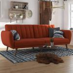 Orange Zweisitzer-Sofas mit Armlehne Breite 50-100cm, Höhe 200-250cm 2 Personen 