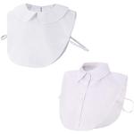 Reduzierte Weiße Vintage Tunika-Blusen für Damen Einheitsgröße 