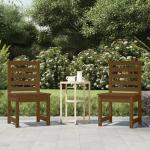 Reduzierte Rustikale Gartenstühle & Balkonstühle aus Massivholz Breite 0-50cm, Höhe 50-100cm, Tiefe 0-50cm 2-teilig 