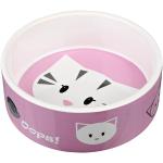 Pinke Trixie Runde Futterautomaten & Futterspender für Katzen aus Keramik 2-teilig 