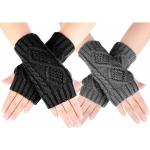 Fingerlose Handschuhe & Halbfinger-Handschuhe aus Acryl für Damen für den für den Winter 
