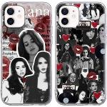 [2 Stück] Lana Del Rey Schutzhülle für iPhone 12/12 Pro Hülle 6,1", Transparente Silikon Case Ultra Dünn Kratzfest TPU für Junge Mädchen Handyhülle für iPhone 12,R2