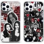 [2 Stück] Lana Del Rey Schutzhülle für iPhone 13 iPhone 14 Hülle 6,1", Transparente Silikon Case Ultra Dünn Kratzfest TPU für Junge Mädchen Handyhülle für iPhone 13 iPhone 14,R2
