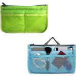 Blaue Taschenorganizer aus Kunststoff klappbar für Damen klein 