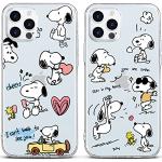 Reduzierte Die Peanuts Snoopy iPhone 12 Hüllen durchsichtig aus Silikon stoßfest 