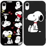 Die Peanuts Snoopy iPhone XR Cases mit Muster aus Silikon 