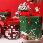 Rote Papiertüten & Papiertragetaschen aus Papier Weihnachten 