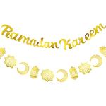 Goldene Partydekoration Ramadan 