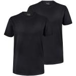 Reduzierte Schwarze TCHIBO Nachhaltige T-Shirts aus Baumwolle für Herren Größe S 
