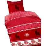Rote Bertels Bettwäsche Sets & Bettwäsche Garnituren mit Reißverschluss 155x220 2-teilig 