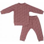 Dunkelrosa Lodger Lange Kinderschlafanzüge aus Baumwolle für Babys Größe 92 2-teilig 