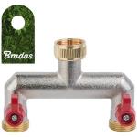 Bradas Gartenschlauch-Verteiler aus Metall 