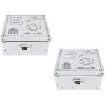 2 x Aufbewahrungsbox faltbar mit Deckel Aufbewahrungskiste Aufbewahrung Box Kiste stapelbar Kunststoff