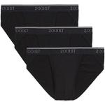 Schwarze 2(x)ist Underwear Herrenslips & Herrenpanties aus Baumwolle Größe M 3-teilig 