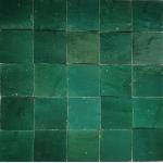 Grüne Wandfliesen aus Terrakotta 