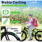 20 Zoll Kinder Fahrrad Jungen Mädchen Mountainbike Kinderfahrrad 7 Gang Grün 20"