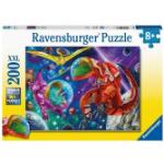 200 Teile Ravensburger Dinosaurier Kinderpuzzles mit Weltallmotiv für 7 - 9 Jahre 