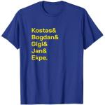 Blaue Fenerbahce T-Shirts mit Istanbul-Motiv für Herren Größe S 