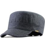Marineblaue Army-Caps aus Filz 60 Handwäsche für Damen Größe L für den für den Herbst 