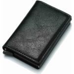 Schwarze Elegante Brieftaschen aus Kunstleder mit RFID-Schutz für Herren 