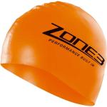 2024 Zone3 Silikon Schwimmkappe Sa18scap - Hi-vis Orange