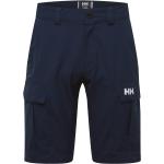 Marineblaue Helly Hansen Cargo-Shorts mit Reißverschluss aus Mesh für Herren Größe 3 XL für den für den Winter 