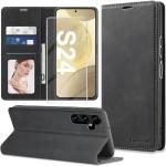 Reduzierte Samsung Galaxy S24 Hüllen Art: Flip Cases mit Bildern aus Leder klappbar 